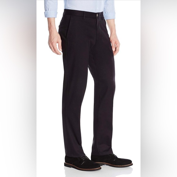 Men's Straight-Fit Wrinkle-Free Comfort Stretch Dress Chino Pant 40x30 - Picture 5 of 7